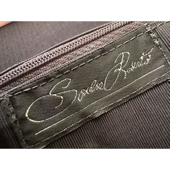 Sondra Roberts Vintage Black Evening Bag with Silver Chain Handle Clutch - Picture 4 of 11